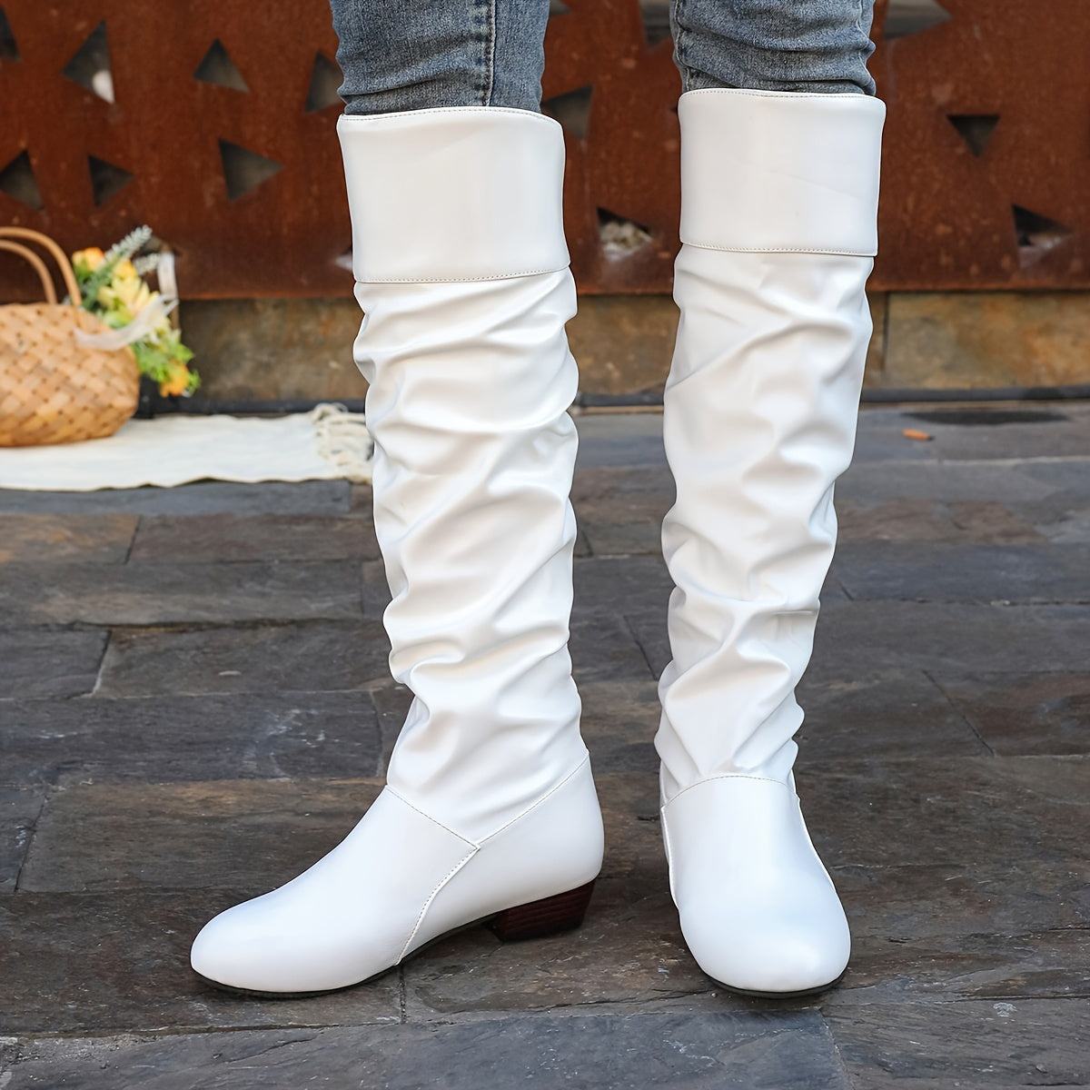 Phoebe | Relaxed Fit Knee-High Boots