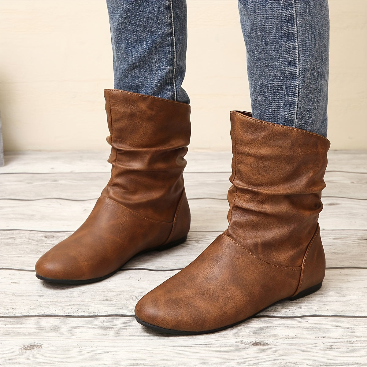 Lucia | Relaxed Slip-On Ankle Boots