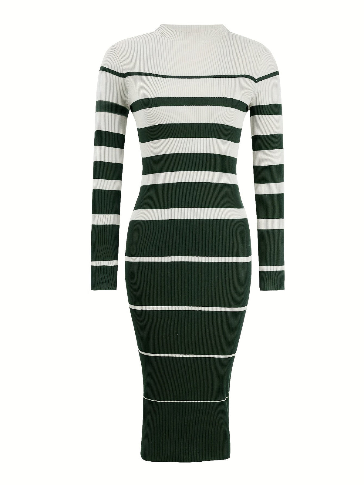 Daphne | Elegant Striped Bodycon Dress
