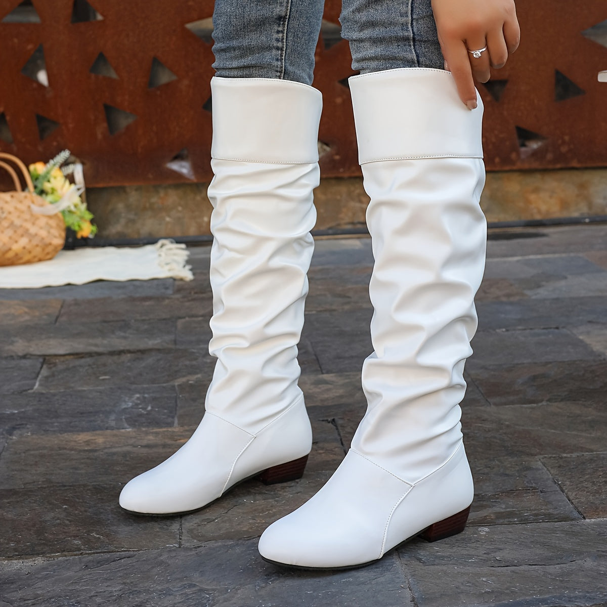 Phoebe | Relaxed Fit Knee-High Boots