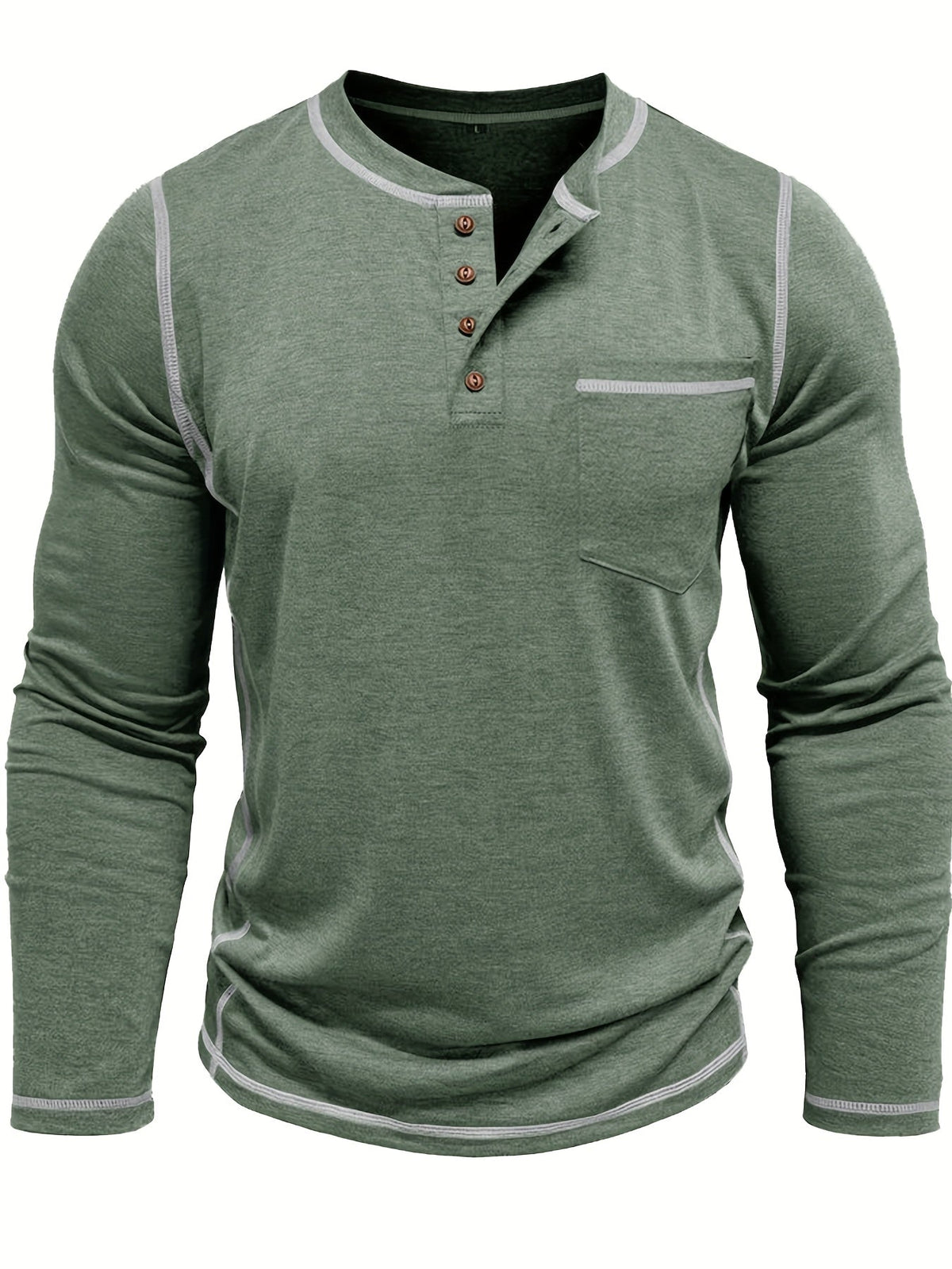 Kingsley | Timeless Long-Sleeve Henley Top