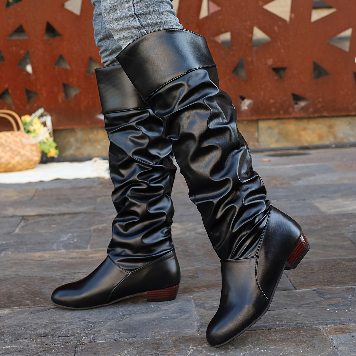 Phoebe | Relaxed Knee-High Boots