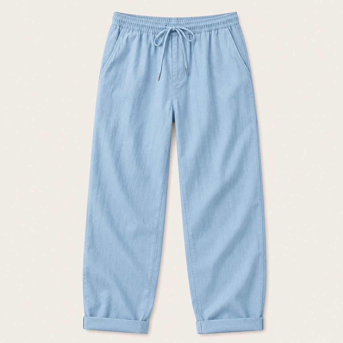 The Maple Ridge Men’s Cotton Linen Wide Leg Trousers