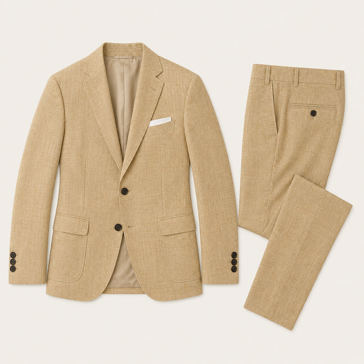 Men’s Slim Fit Set – Two Piece Business Wedding Suit