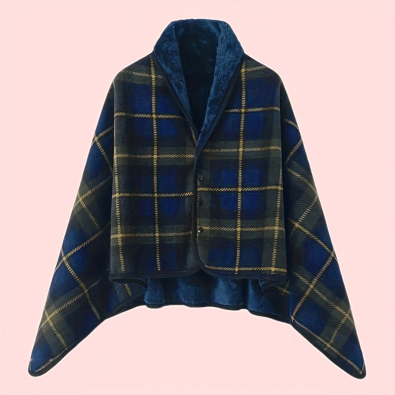 Rosamund | Cozy Plaid Wrap Scarf