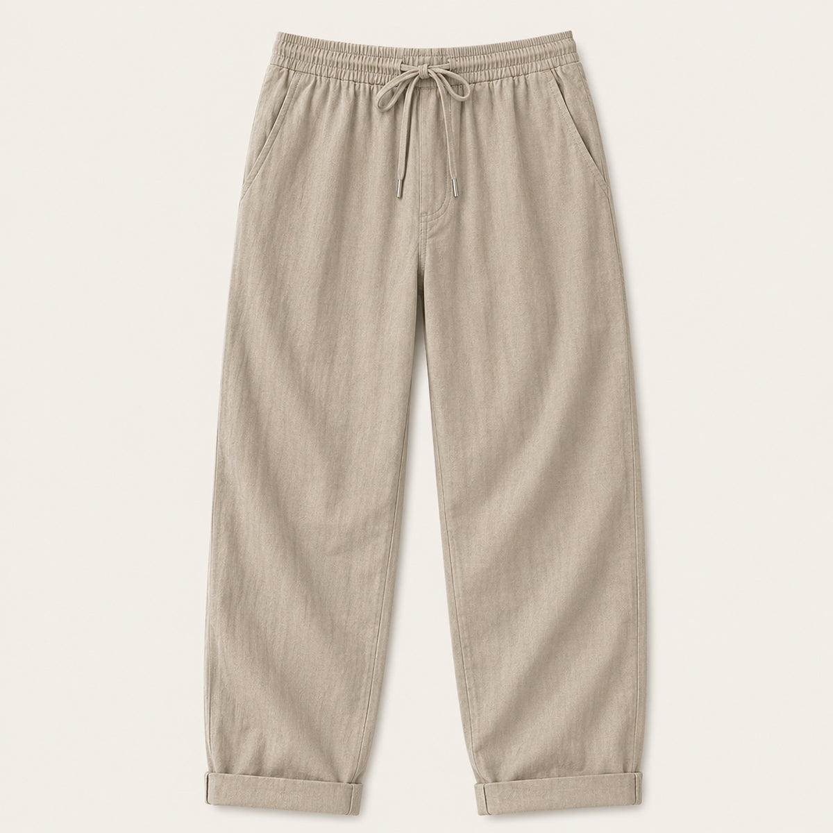 The Maple Ridge Men’s Cotton Linen Wide Leg Trousers