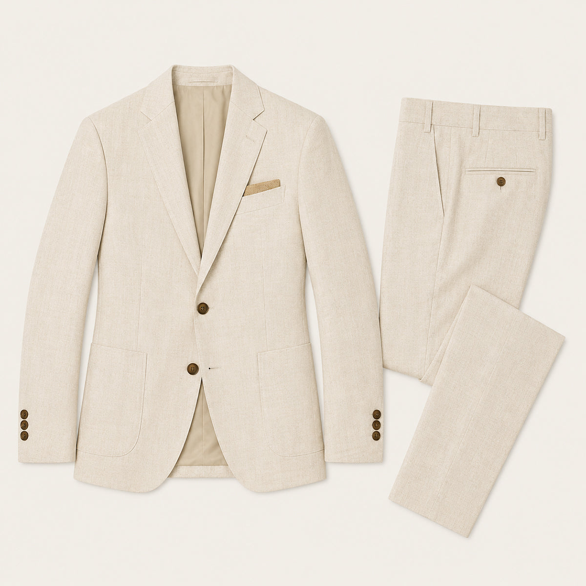 Men’s Slim Fit Set – Two Piece Business Wedding Suit