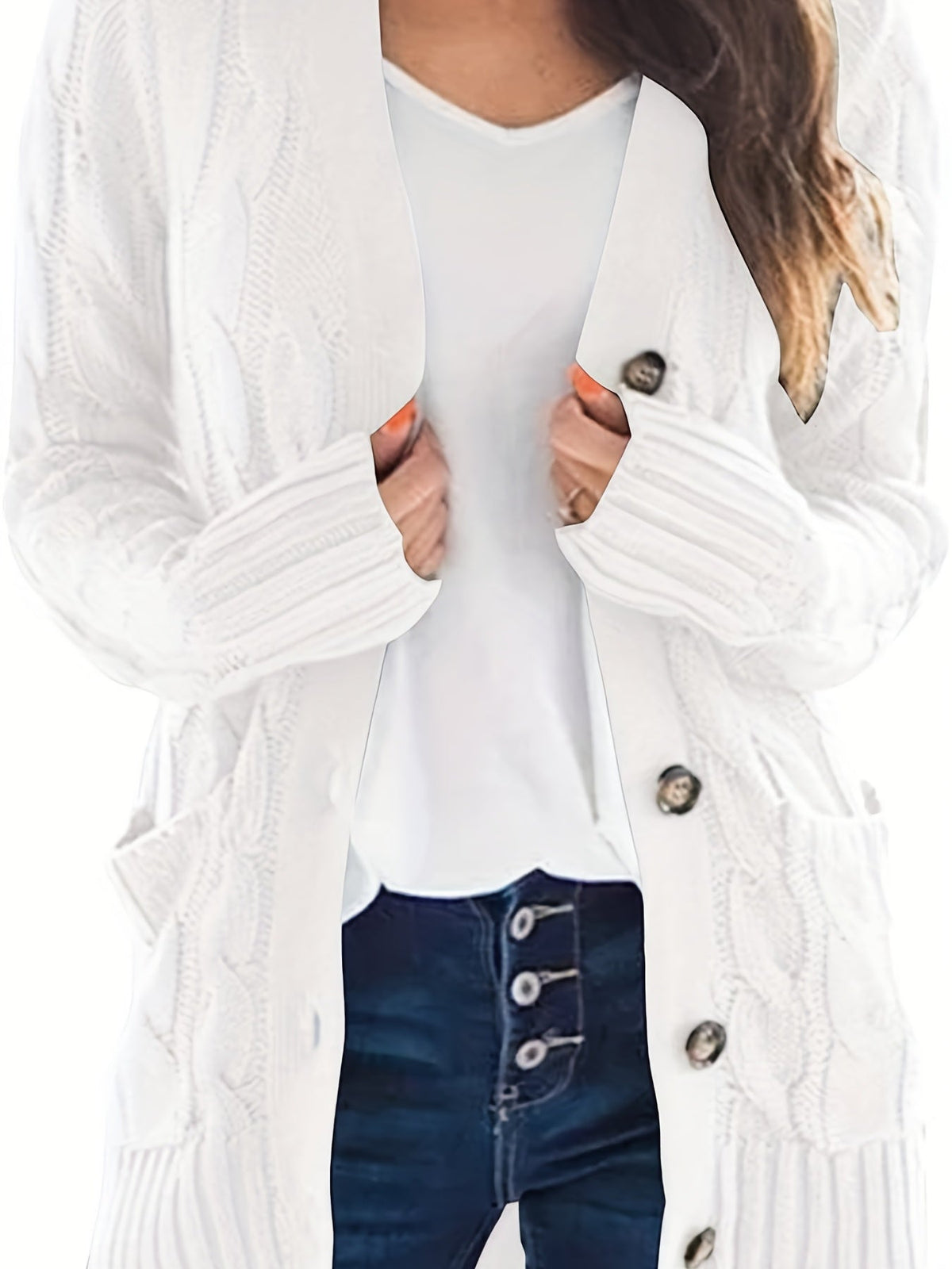 Chic Women's Knitted Cardigan
