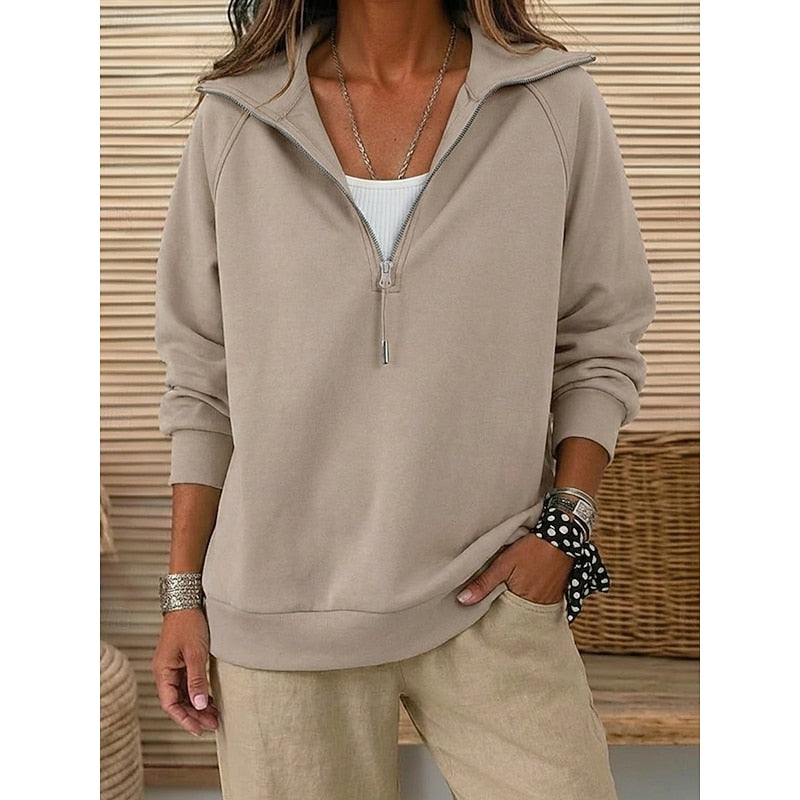 Anthea | Cozy Quarter-Zip Pullover