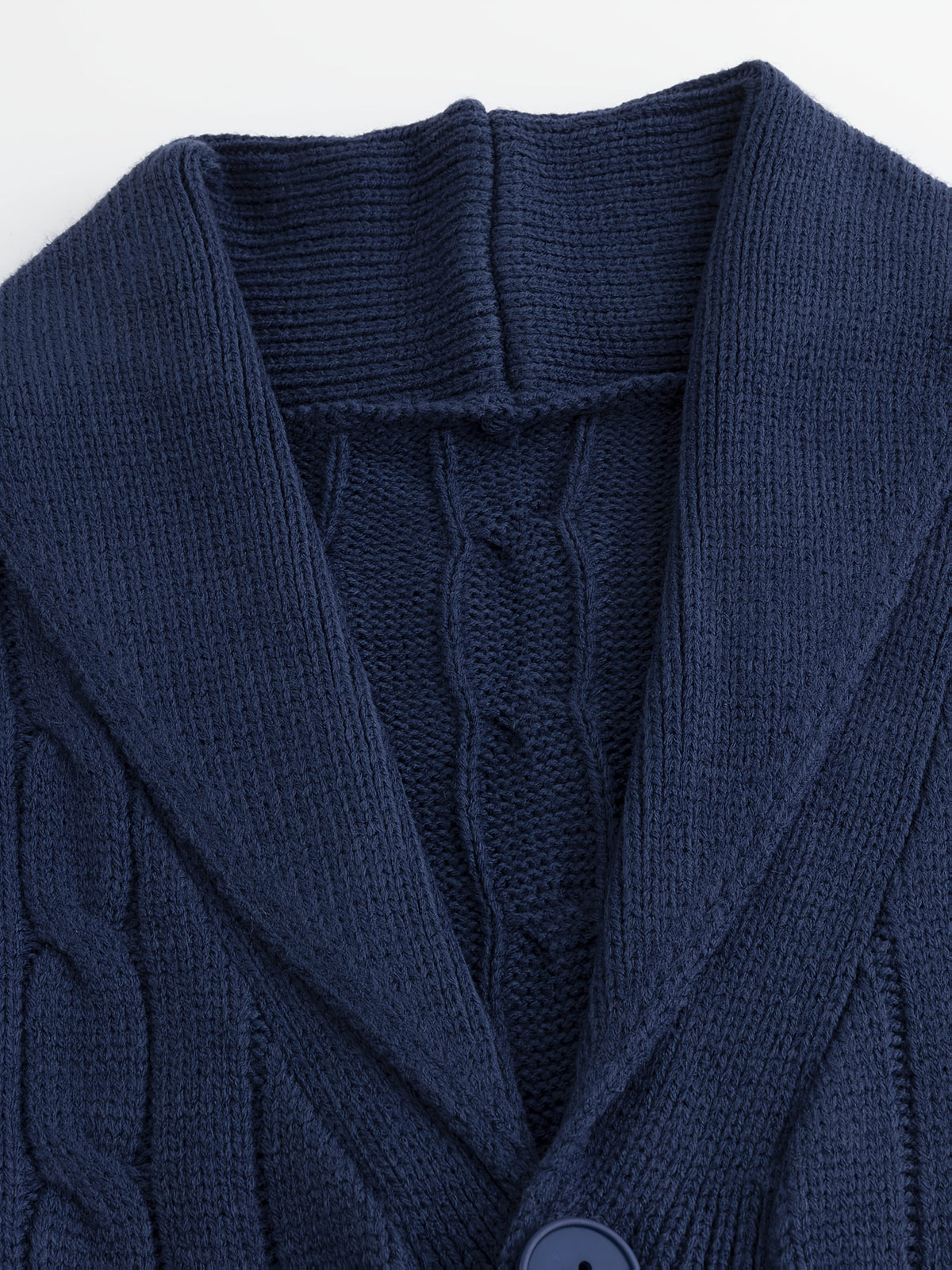 Elliot | Cable-Knit Cardigan with Shawl Collar