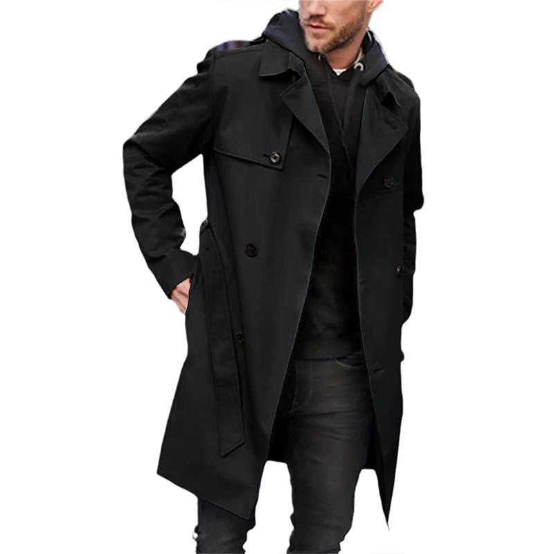 Men's Trench Coat | Classic & Refined | With Notched Collar & Belt | For Every Occasion