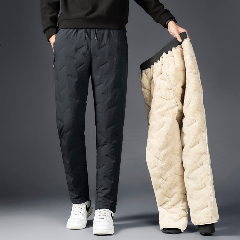 Thick lambswool winter joggers for men for warmth and comfort | Wesley