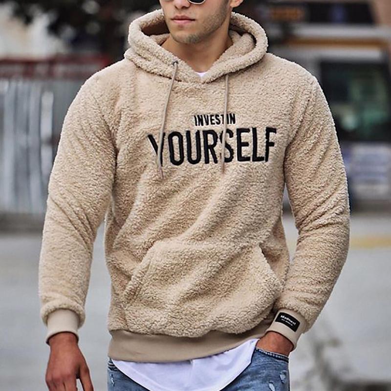 Comfortable and Unique Men's Hoodie with Inspirational Text and Snug Fit | Raf