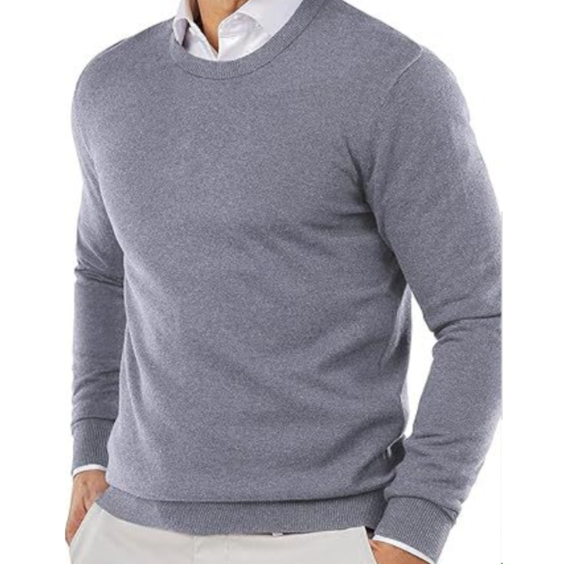 Men's Jumpers | Round Neck | Plain Design | Timeless Comfort