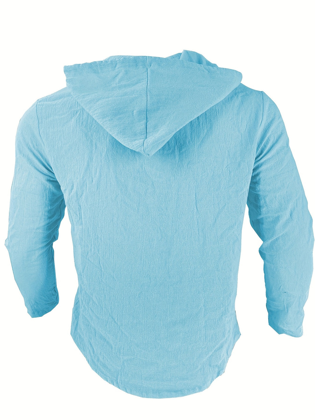 Men's Shirt | Cotton-Linen | With Hood & Drawstring | Casual & Stylish