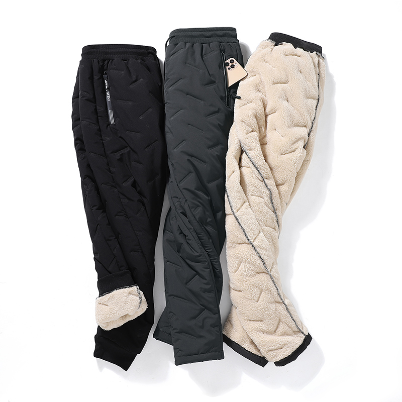 Thick lambswool winter joggers for men for warmth and comfort | Wesley