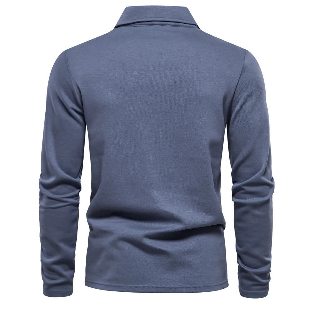 Men's Polo | Long Sleeve T-Shirt | Timeless Comfort & Elegant Style