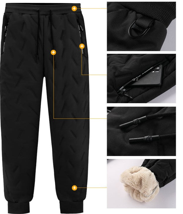 Thick lambswool winter joggers for men for warmth and comfort | Wesley