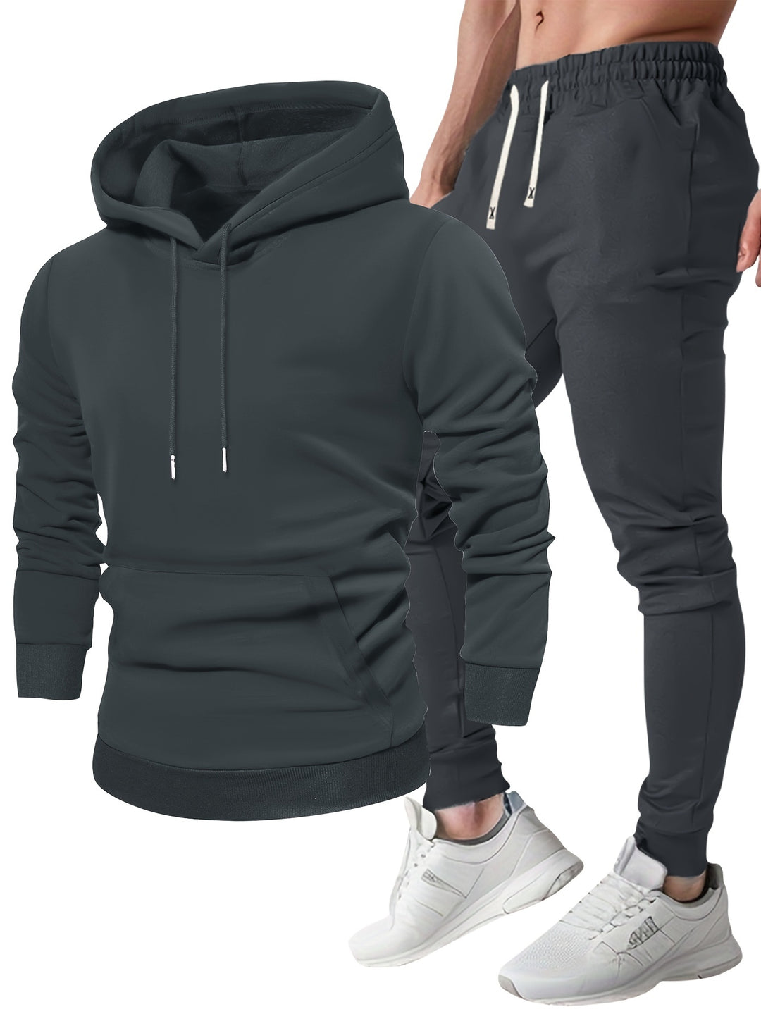 Men's Sports Set | Hoodie & Jogging Trousers | Comfortable & Breathable | Spring & Autumn