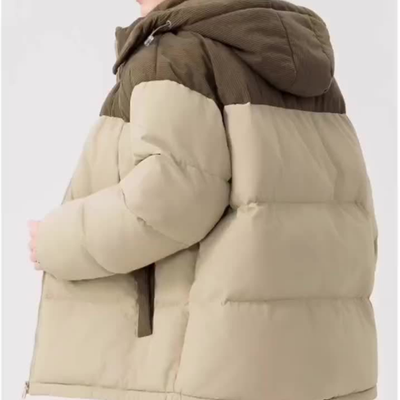 Men's Winter Jacket | Padded Jacket with Hood | Warm & Windproof