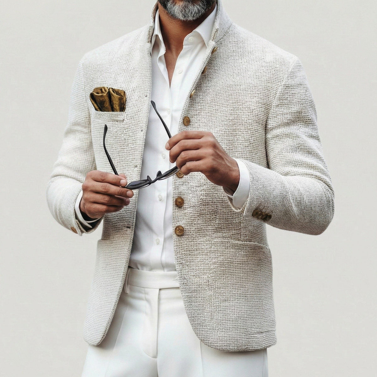 Men's Button-Up Knitted Cardigan