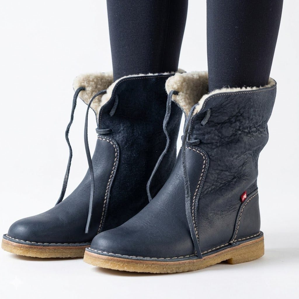 Women's Lined Lace-Up Boots