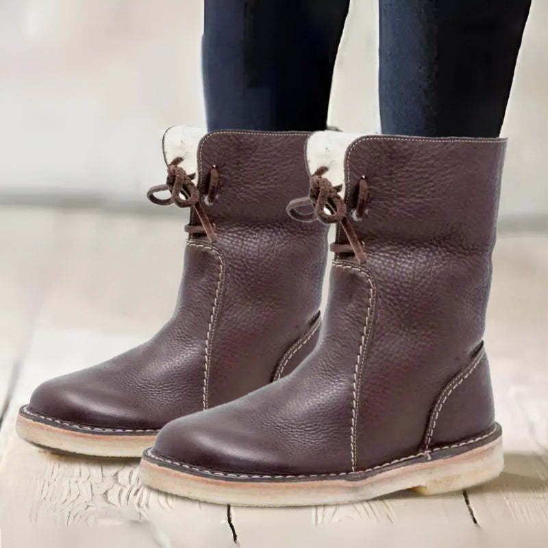 Women's Lined Lace-Up Boots