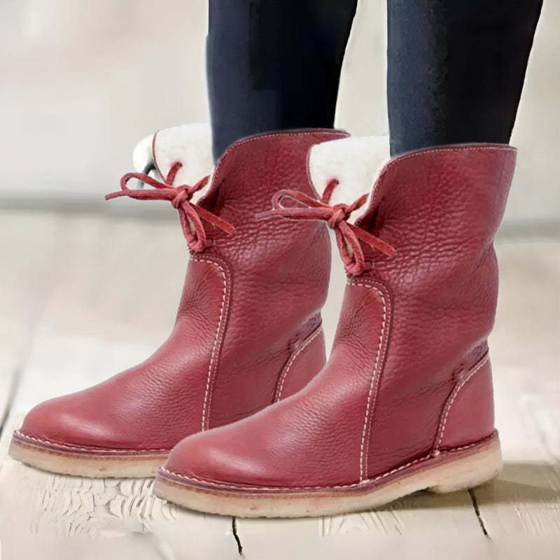 Women's Lined Lace-Up Boots