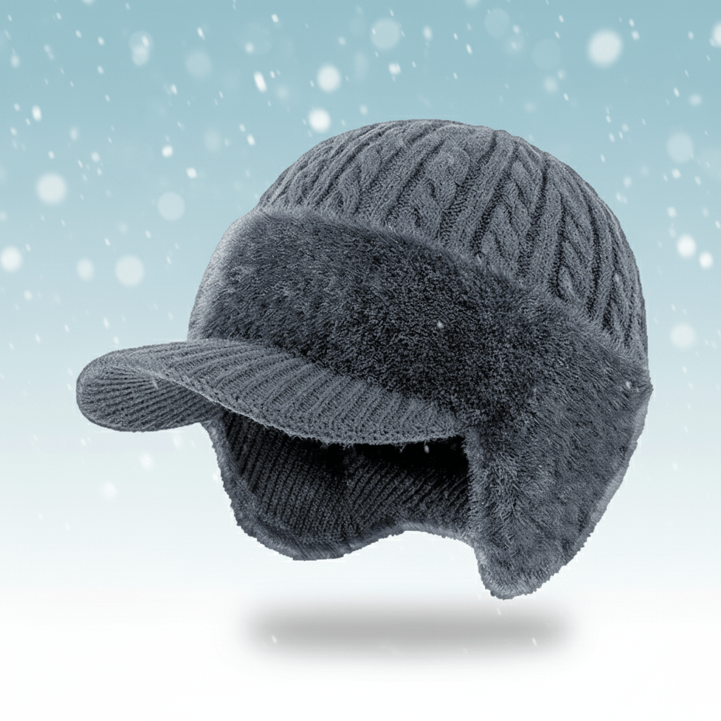Super Cozy Winter Hat with Built-In Ear Flaps
