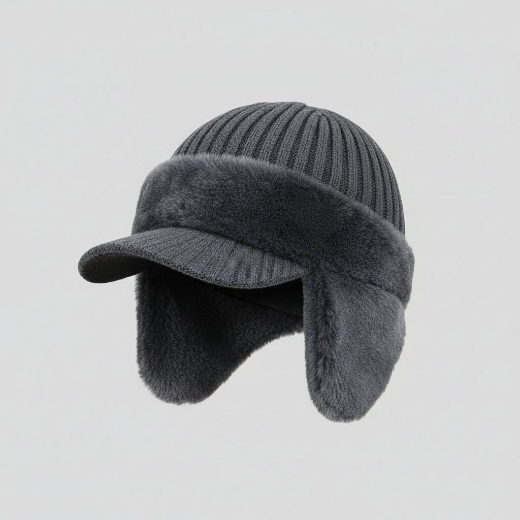 Super Cozy Winter Hat with Built-In Ear Flaps