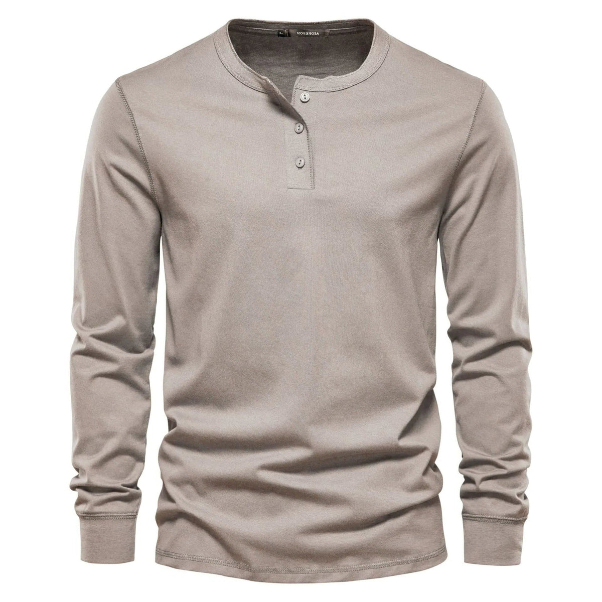 Men's Long Sleeve Henley Shirt