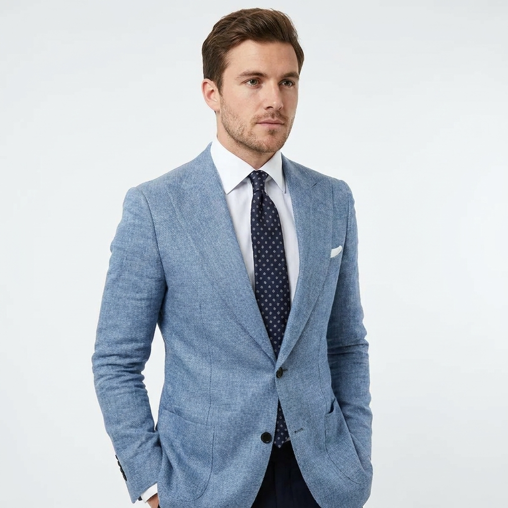 Heren Blazer Lichtkleurig Tailored
