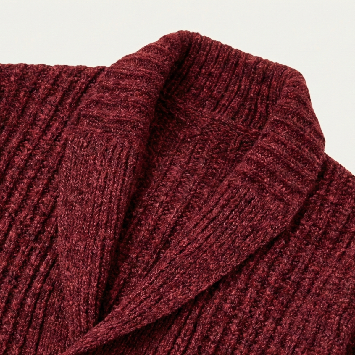Shawl Collar Button-Up Cardigan for Men