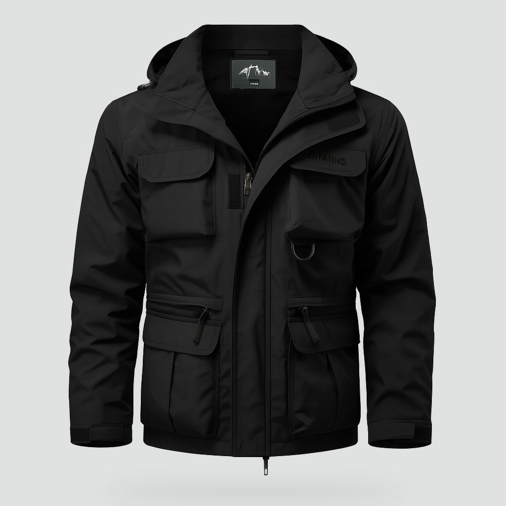 Men's Jacket with Waterproof Outer Layer for Comfort and Functionality
