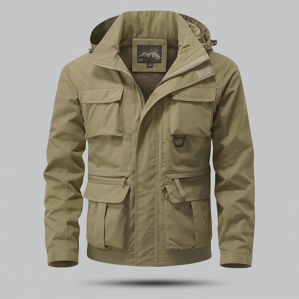 Men's Jacket with Waterproof Outer Layer for Comfort and Functionality