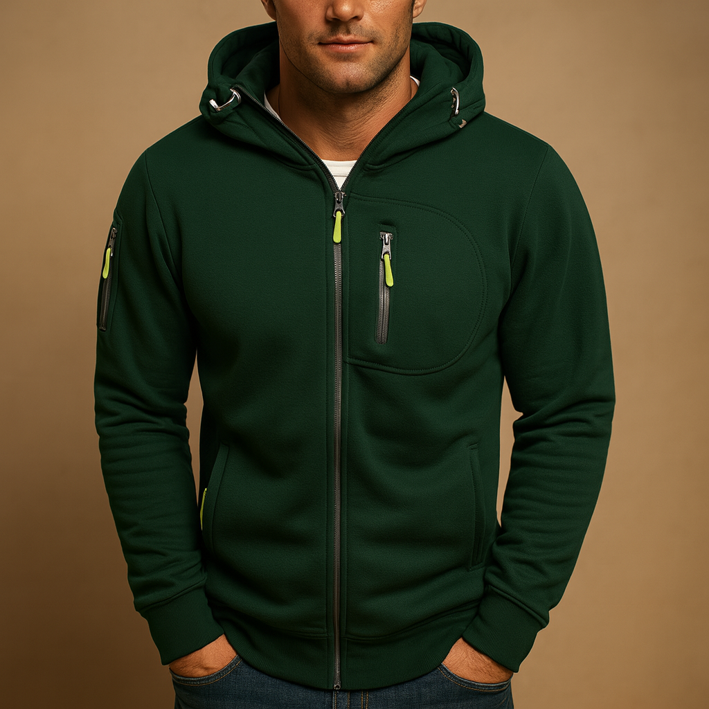 Men's Zip Hoodie | Comfortable and Versatile