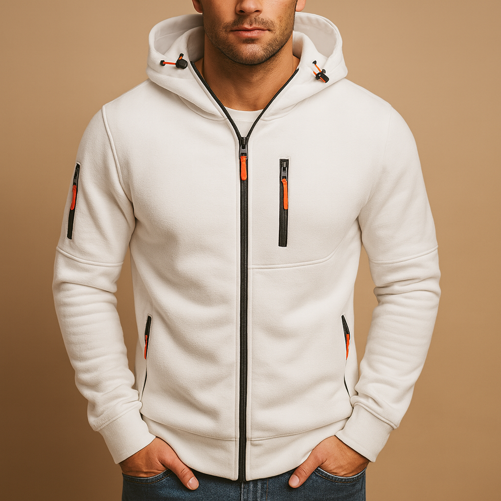 Men's Zip Hoodie | Comfortable and Versatile