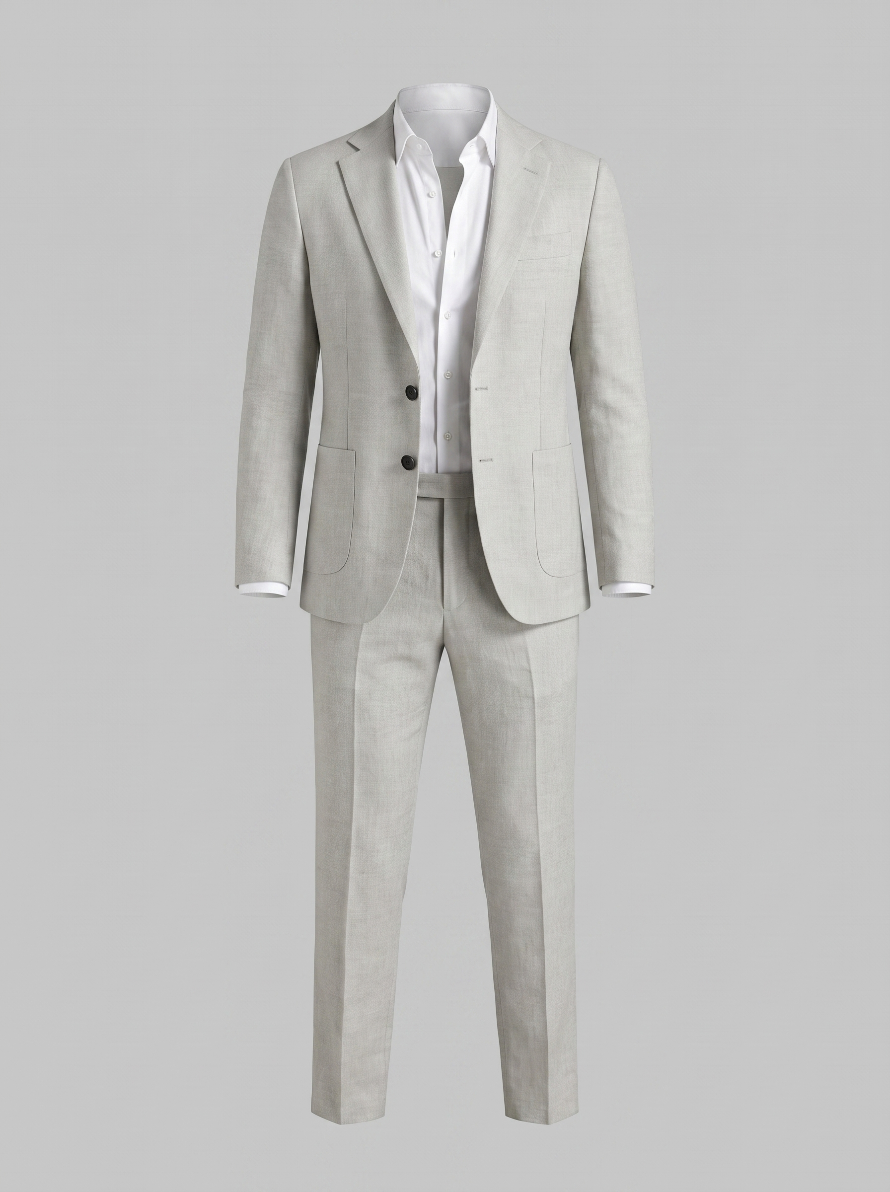 Men's Linen Suit Slim-Fit Wedding