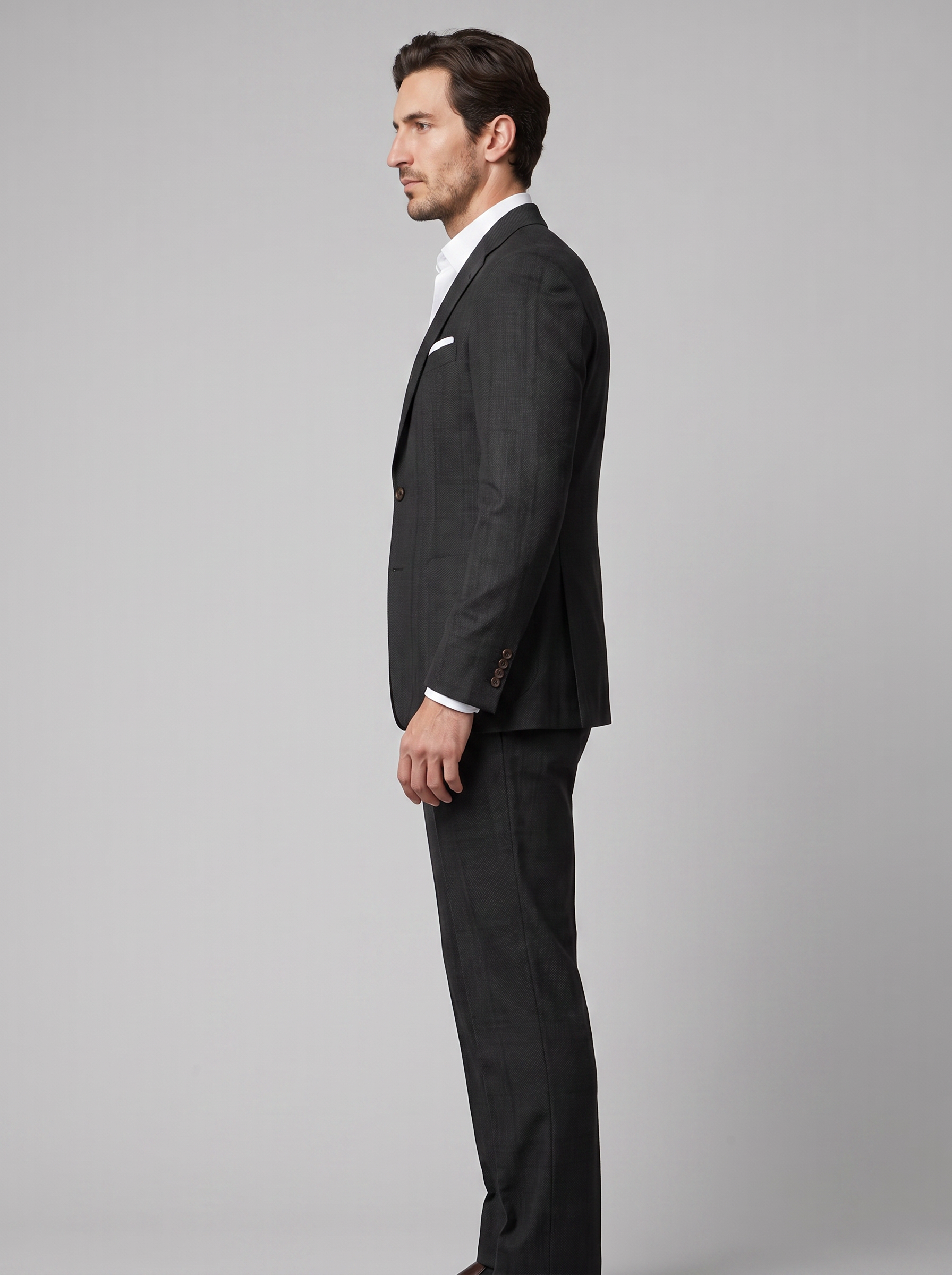 Men's Linen Suit Slim-Fit Wedding
