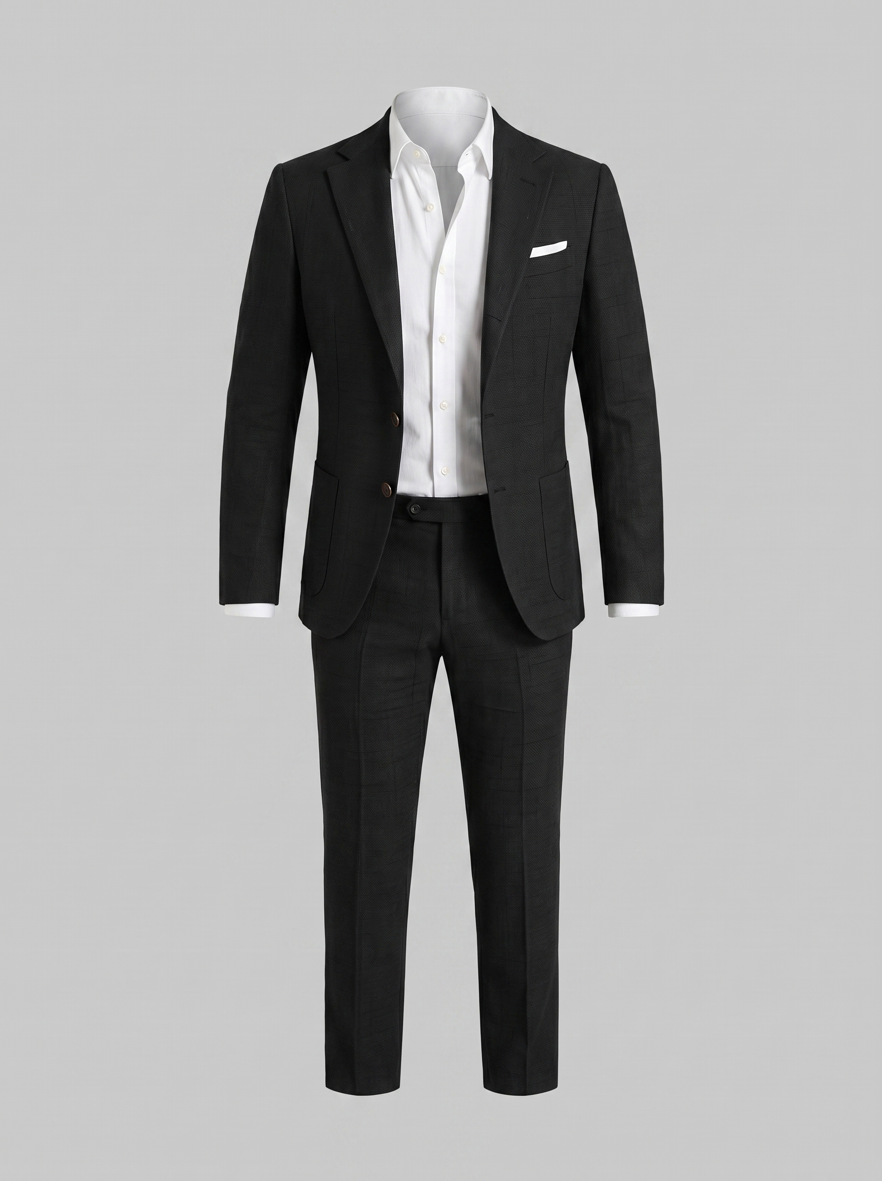 Men's Linen Suit Slim-Fit Wedding