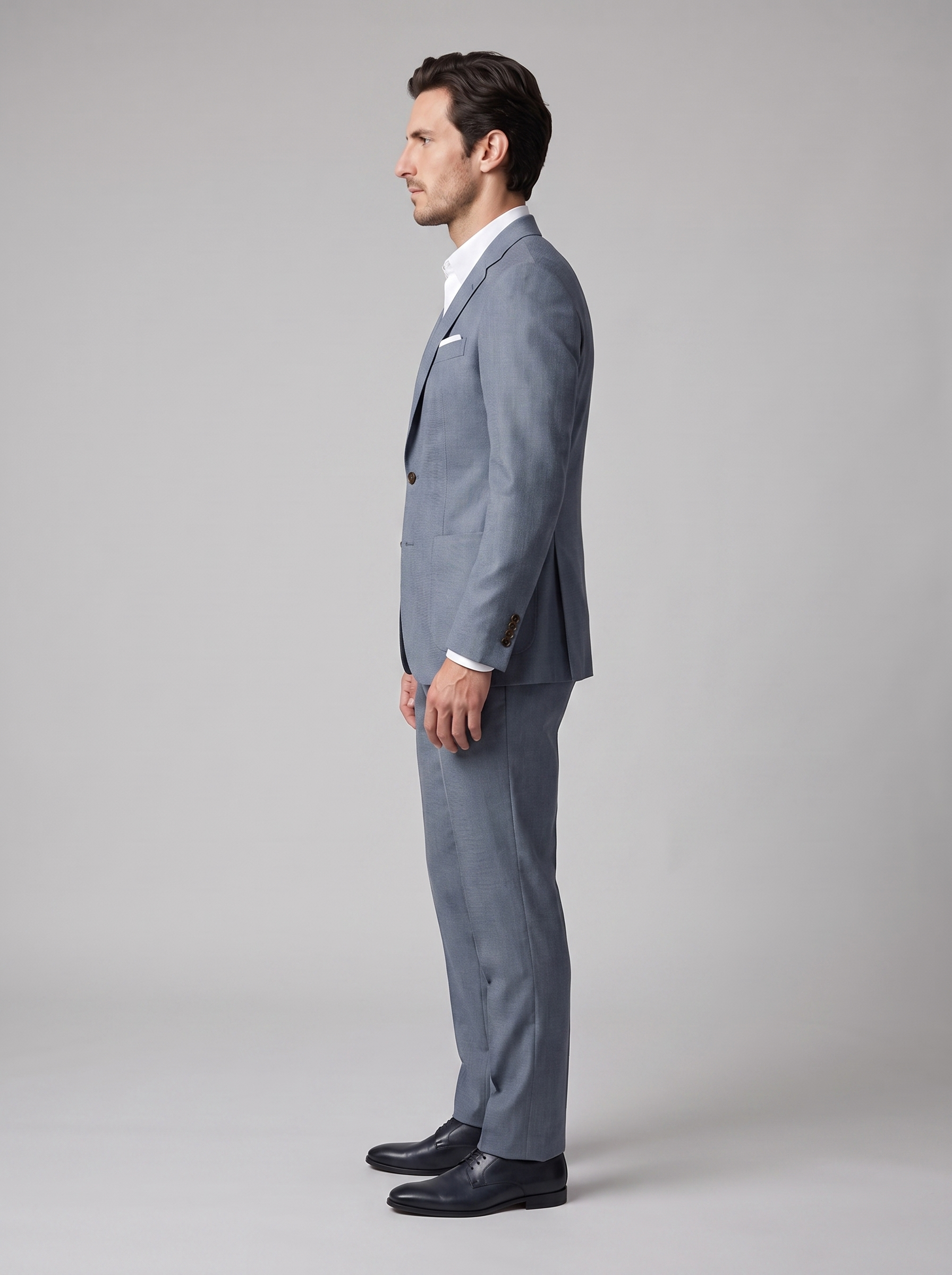 Men's Linen Suit Slim-Fit Wedding