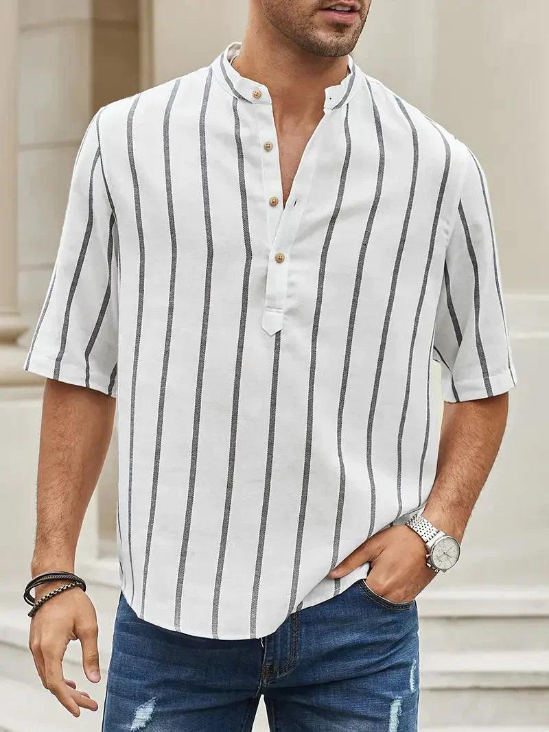 Heren Overhemd Gestreept