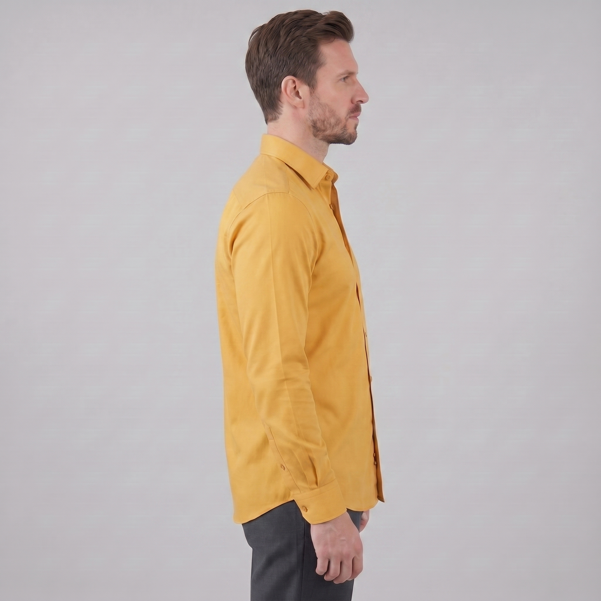 Heren Overhemd Slim Fit Lange Mouwen