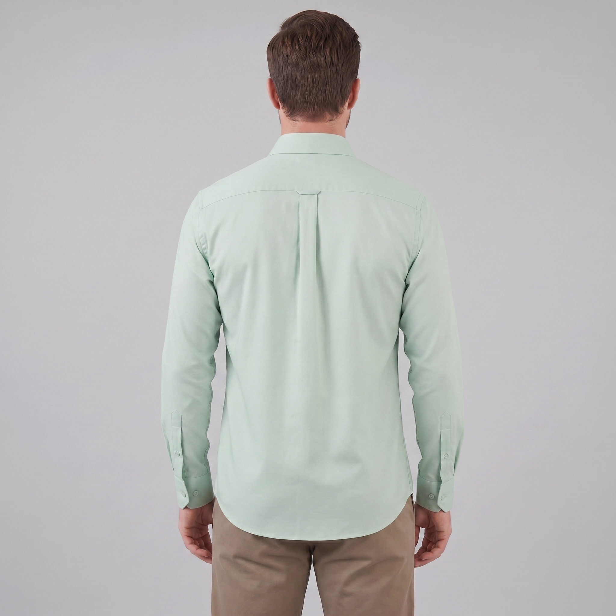 Heren Overhemd Slim Fit Lange Mouwen