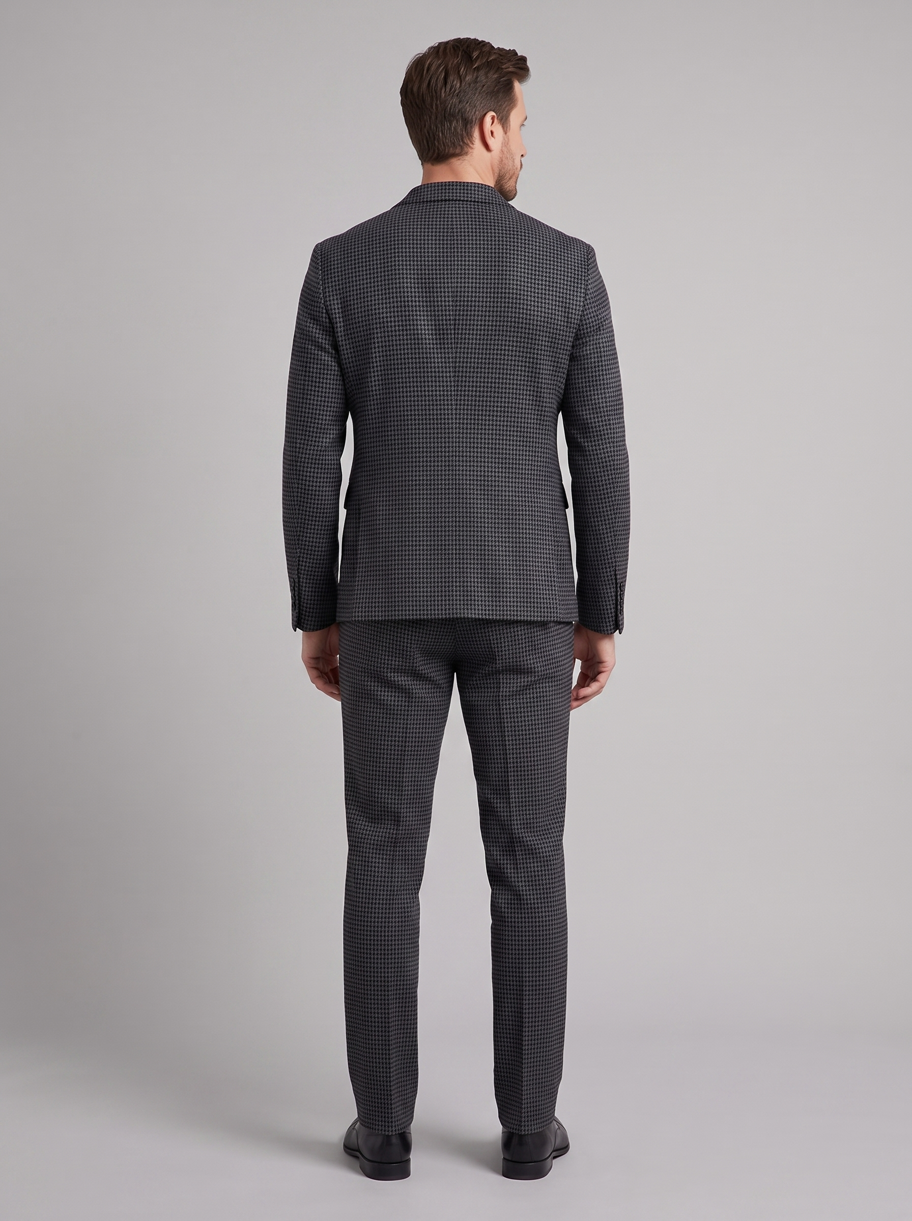 Heren Ruitpatroon Tailored Pak
