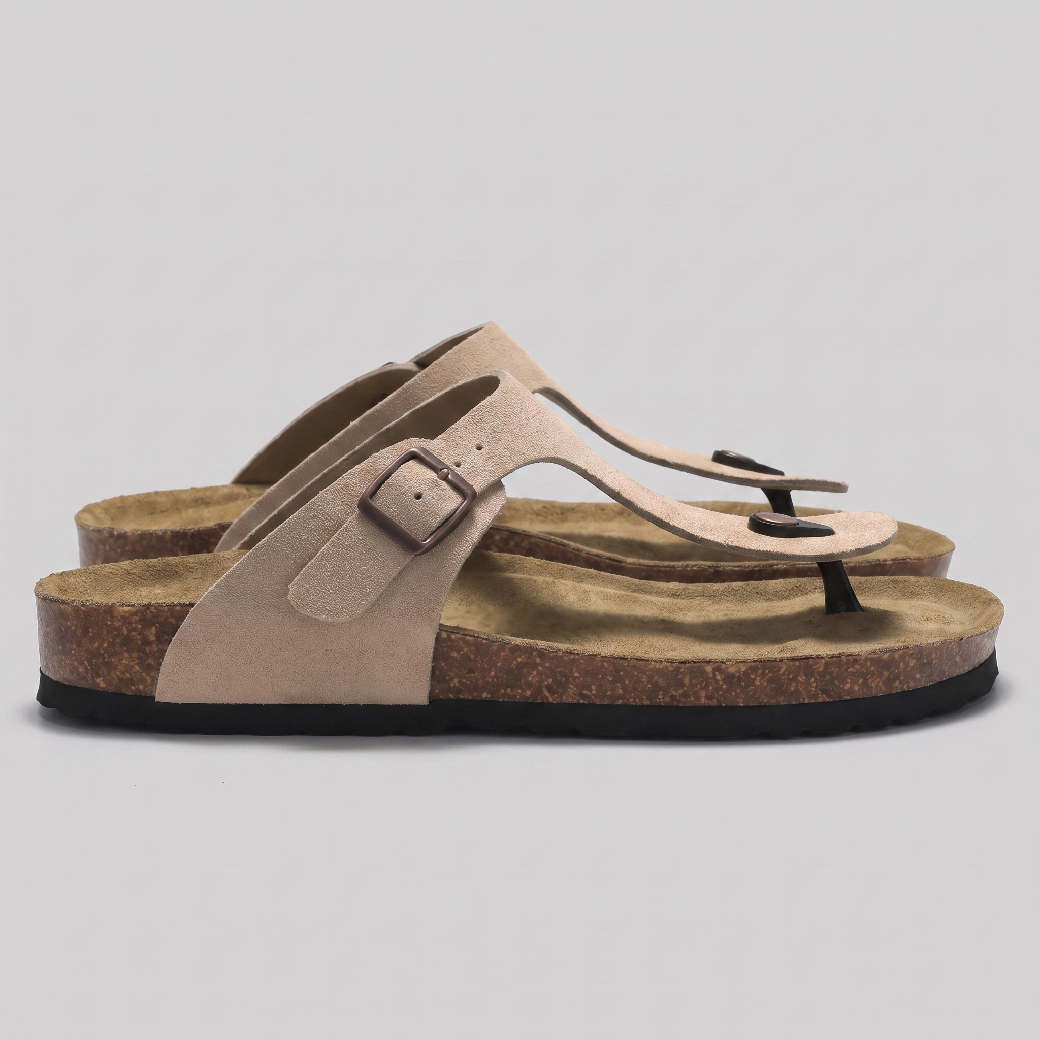 Men's Slippers with Buckle