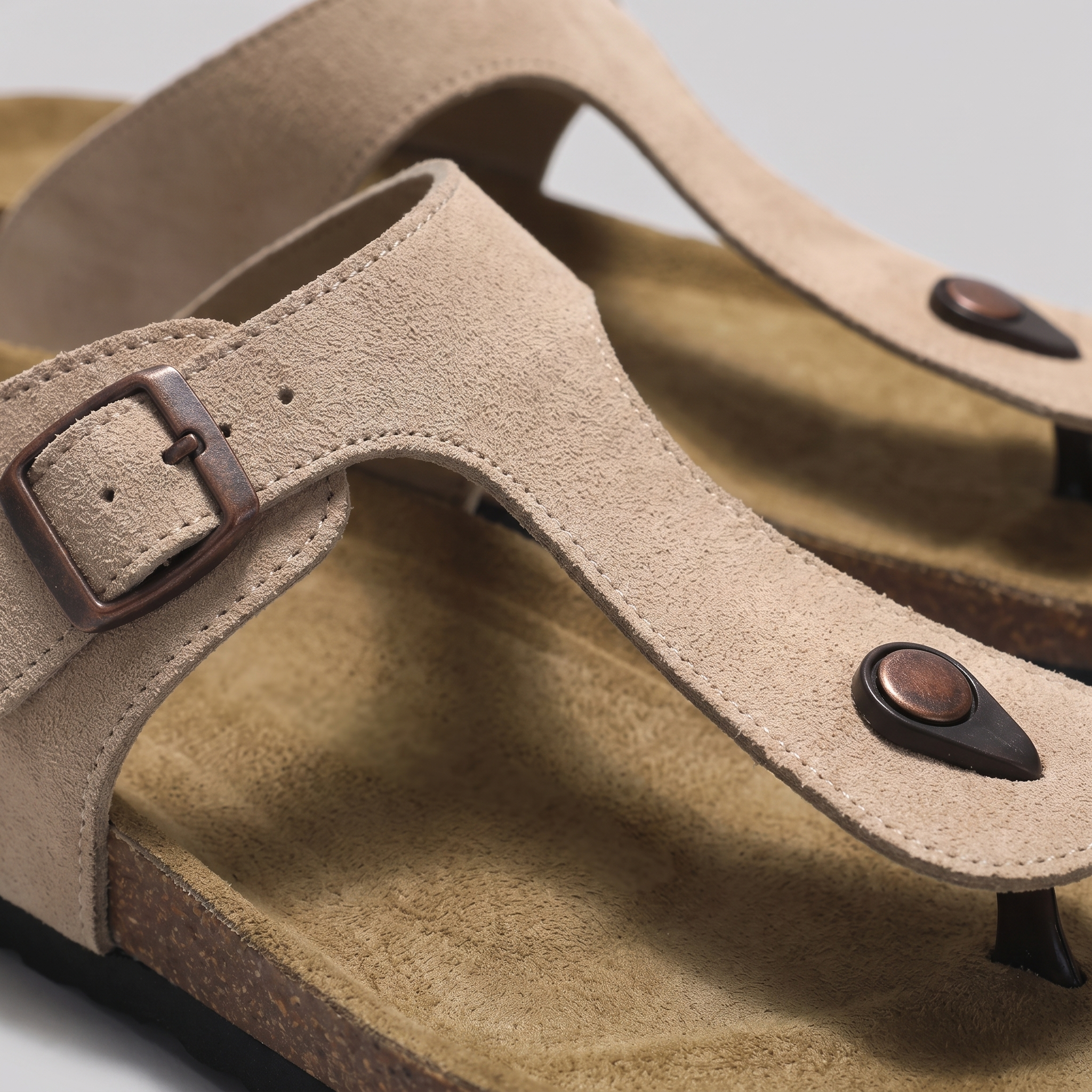 Men's Slippers with Buckle