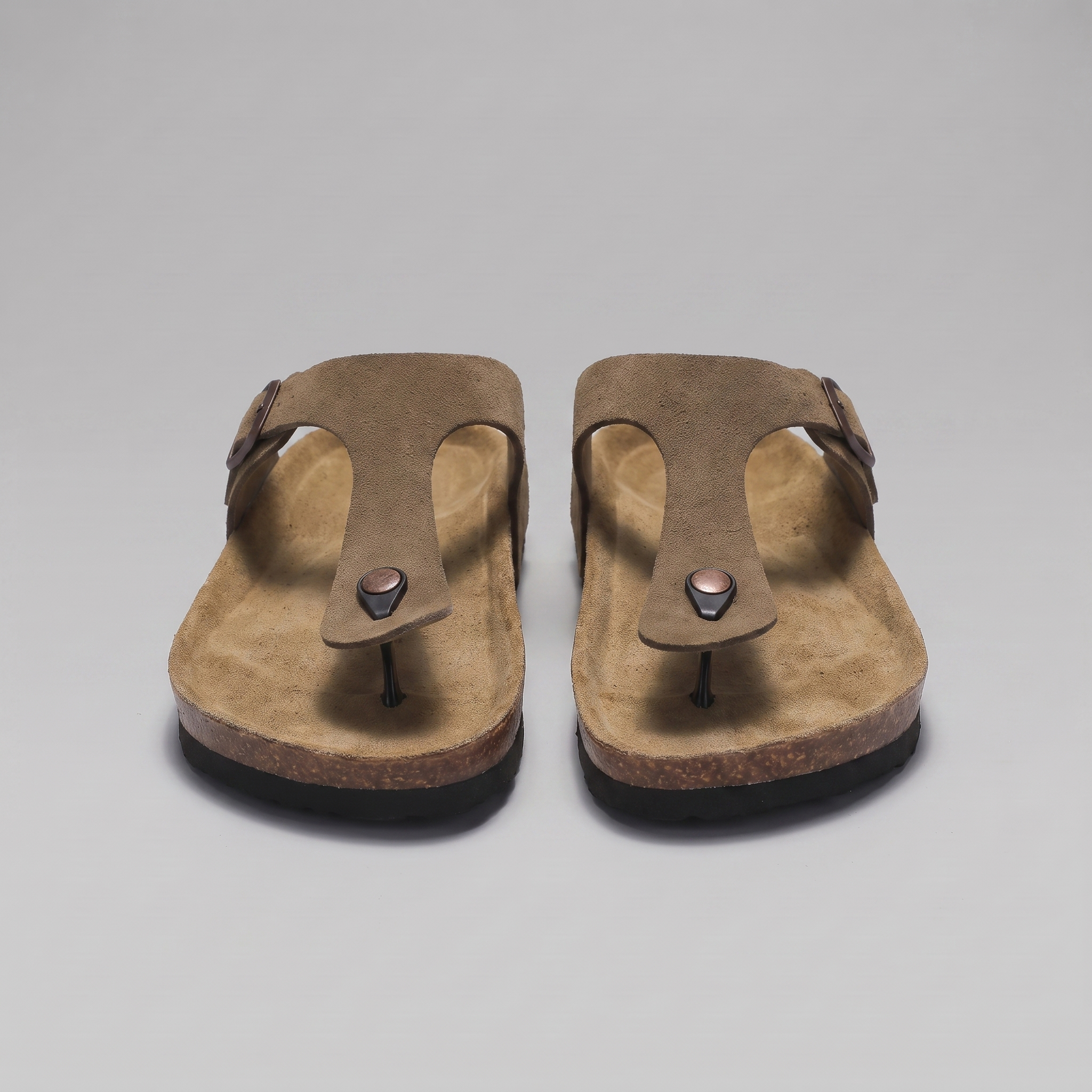 Men's Slippers with Buckle