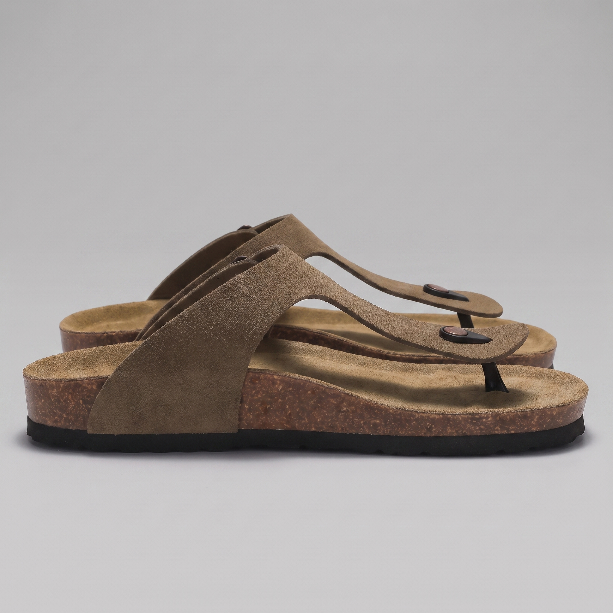 Men's Slippers with Buckle