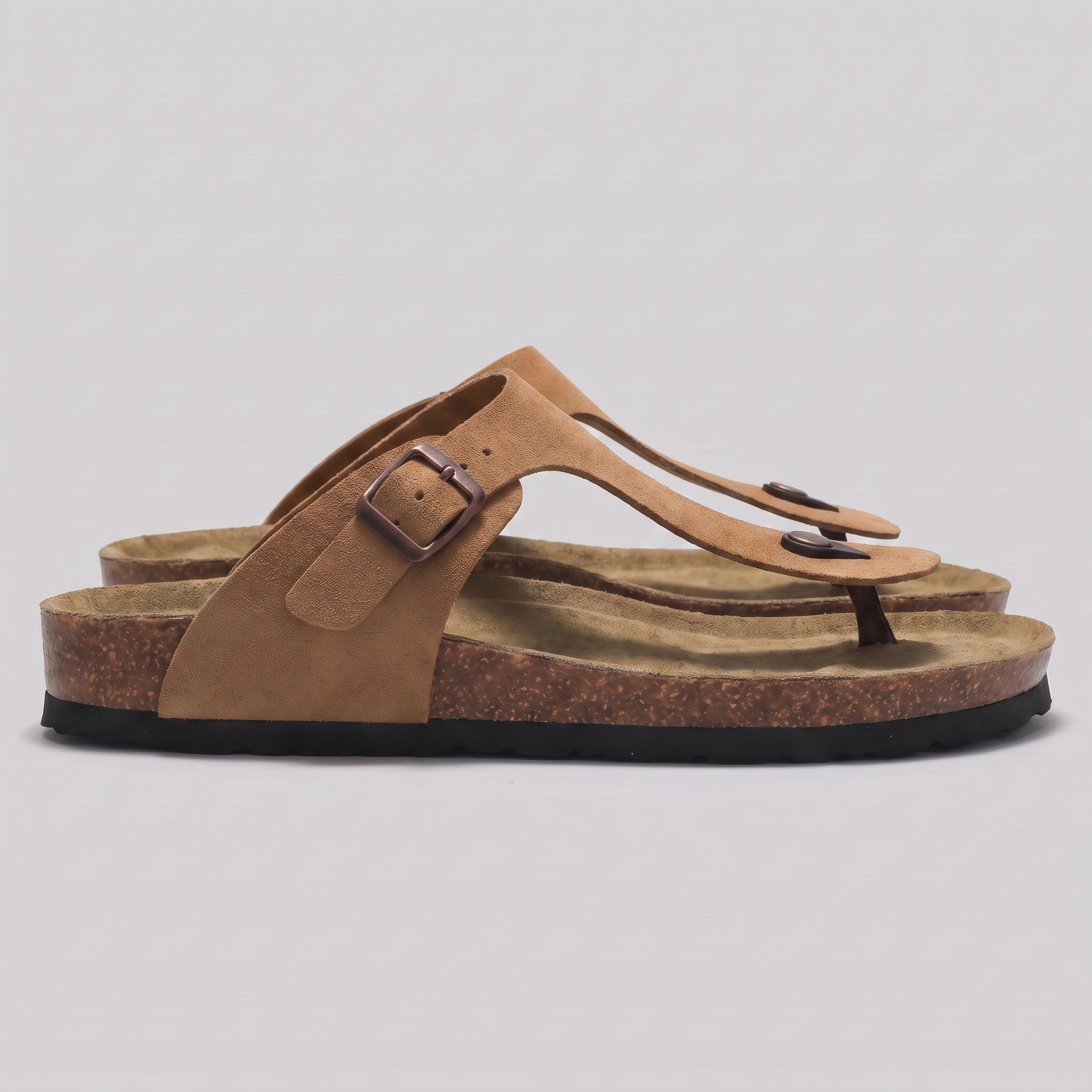 Men's Slippers with Buckle